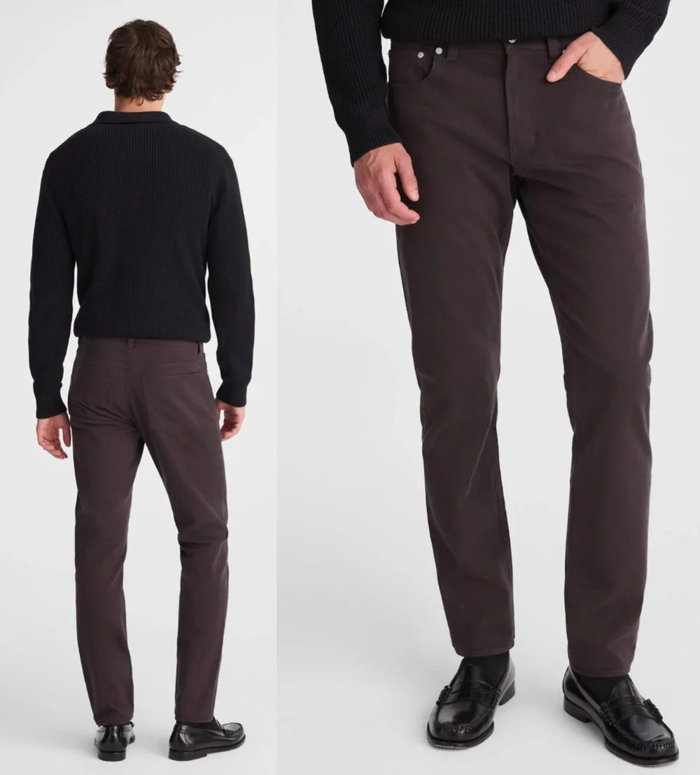 Madewell | NWT Athletic All Day Slim Pants Warm Charcoal | Sz 31x30